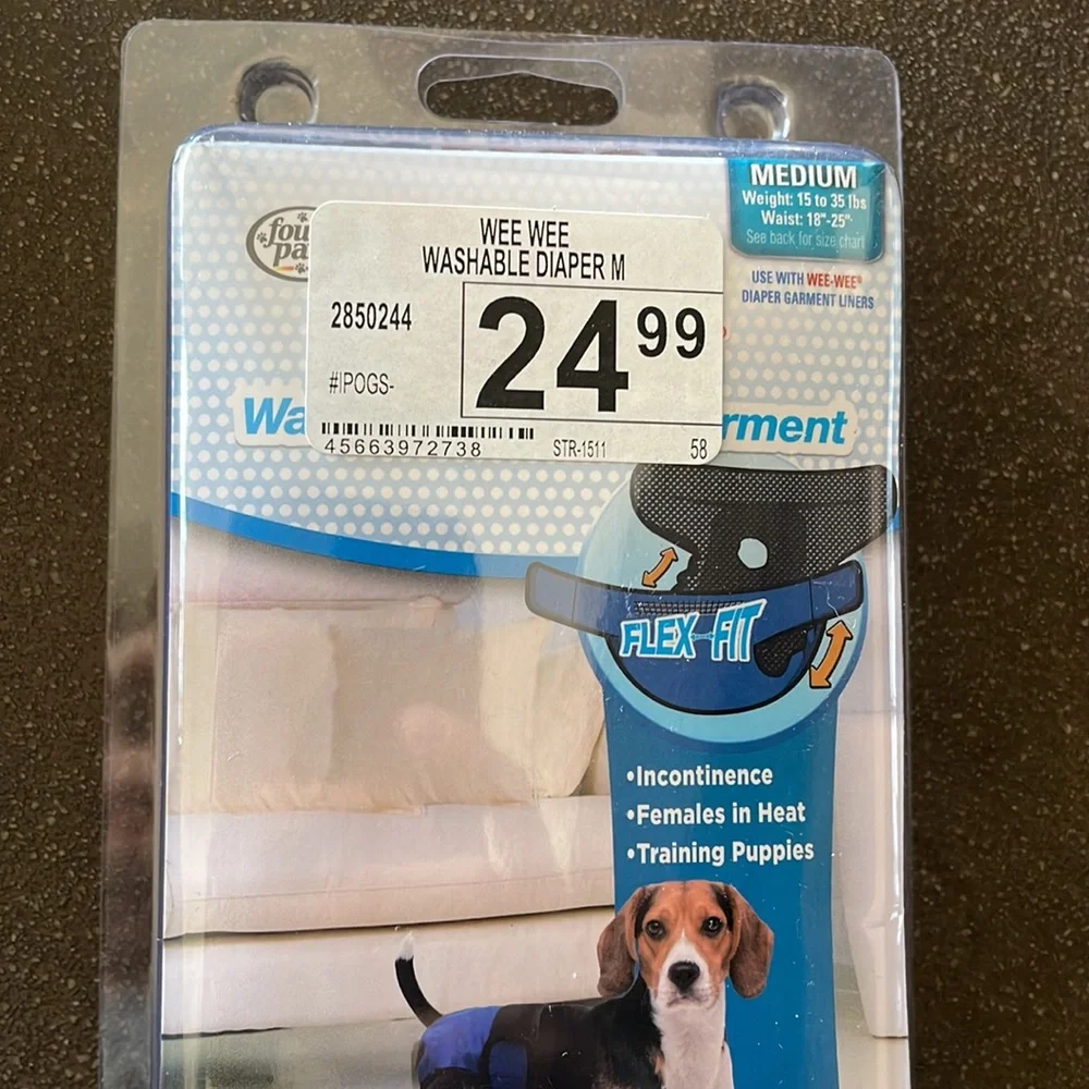 BRAND NEW Washable Diaper Garment for dogs